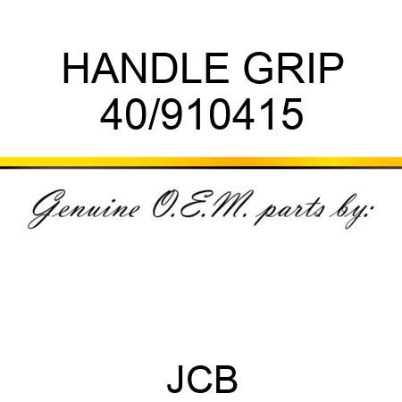 HANDLE GRIP 40/910415