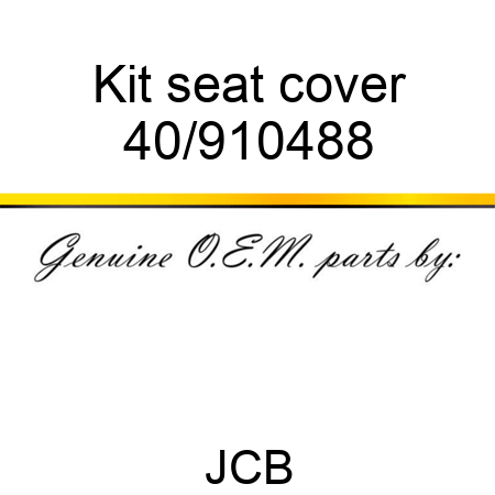 Kit seat cover 40/910488