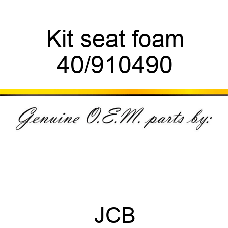 Kit seat foam 40/910490
