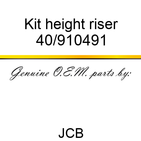 Kit height riser 40/910491