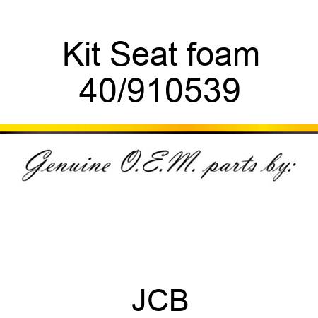 Kit Seat foam 40/910539