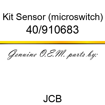 Kit, Sensor, (microswitch) 40/910683