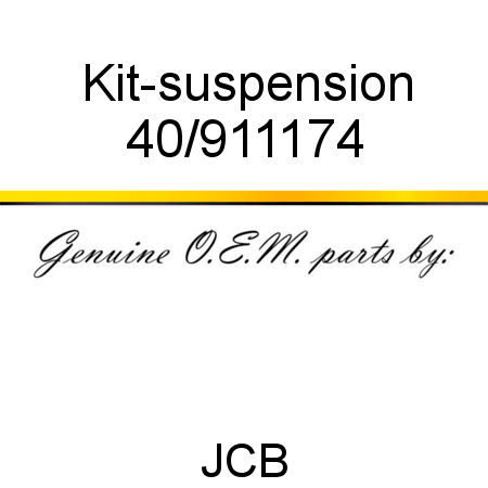 Kit-suspension 40/911174