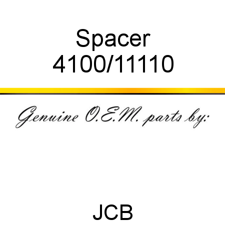 Spacer 4100/11110