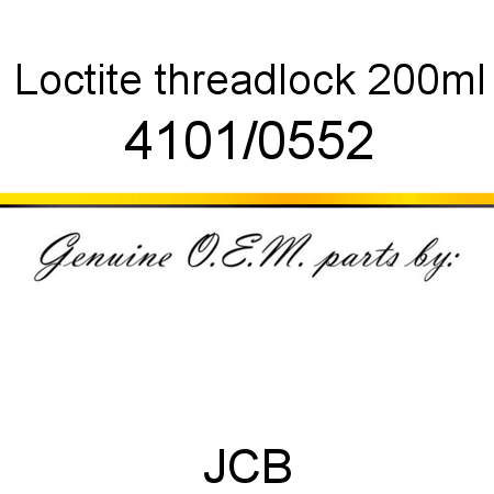Loctite, threadlock, 200ml 4101/0552