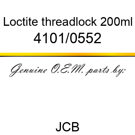 Loctite, threadlock, 200ml 4101/0552