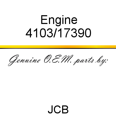 Engine 4103/17390
