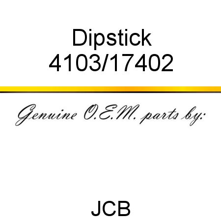 Dipstick 4103/17402