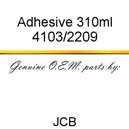 Adhesive, 310ml 4103/2209
