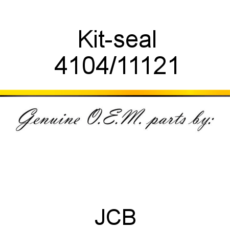 Kit-seal 4104/11121