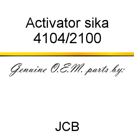 Activator, sika 4104/2100