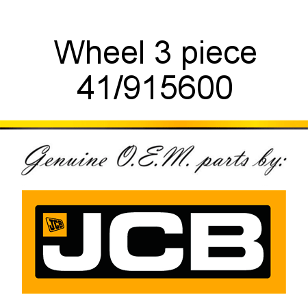 Wheel, 3 piece 41/915600