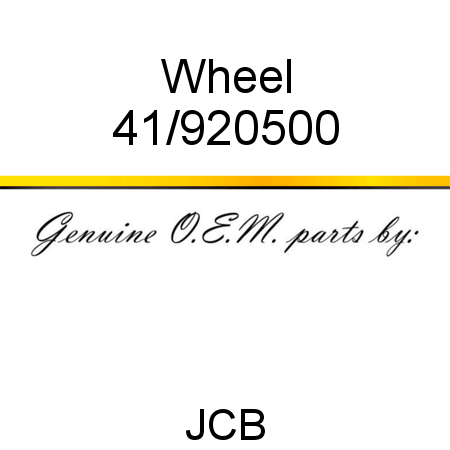 Wheel 41/920500