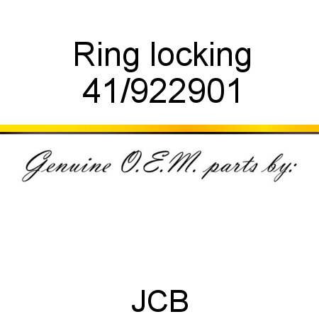 Ring, locking 41/922901