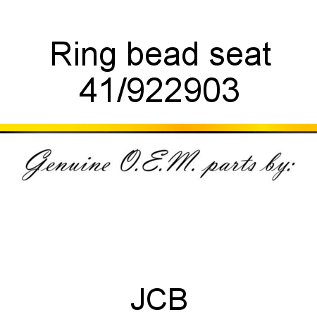 Ring, bead seat 41/922903