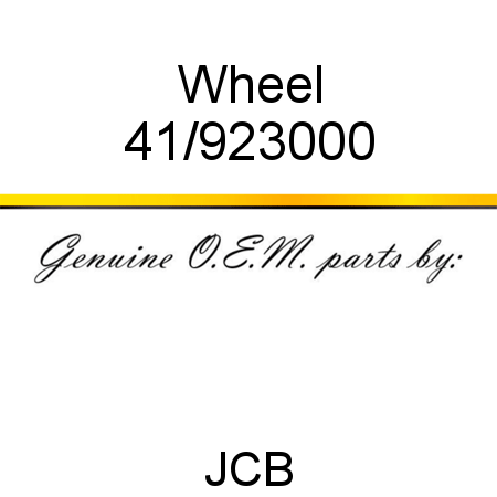 Wheel 41/923000