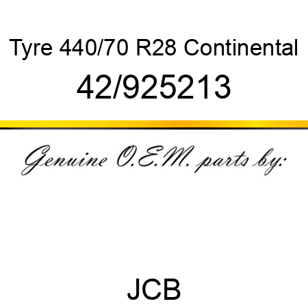 Tyre, 440/70 R28, Continental 42/925213