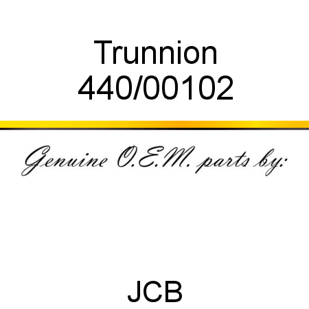 Trunnion 440/00102