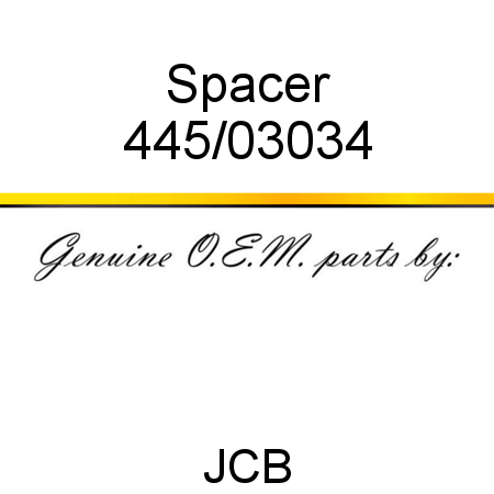 Spacer 445/03034