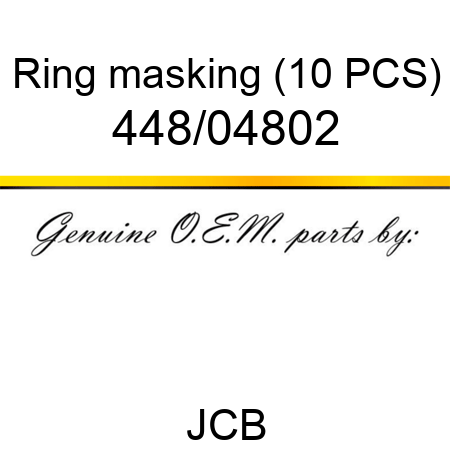Ring, masking (10 PCS) 448/04802
