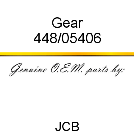 Gear 448/05406