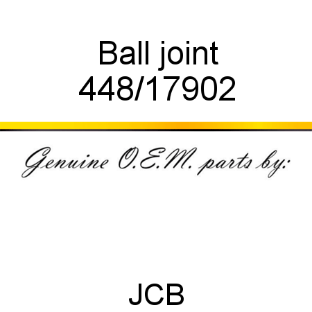 Ball, joint 448/17902
