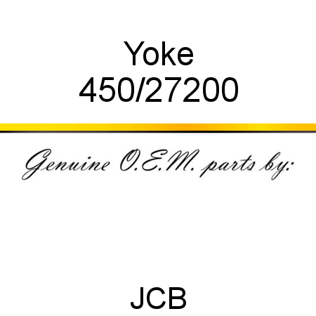 Yoke 450/27200