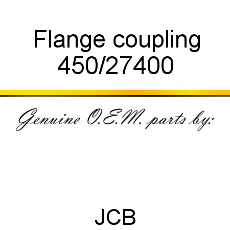Flange, coupling 450/27400