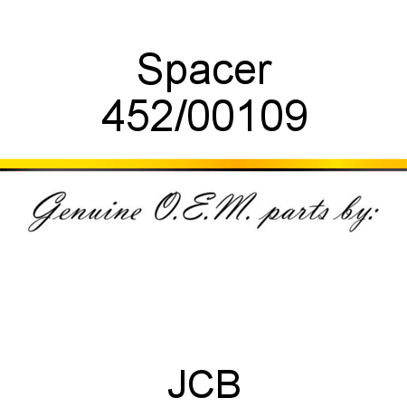 Spacer 452/00109