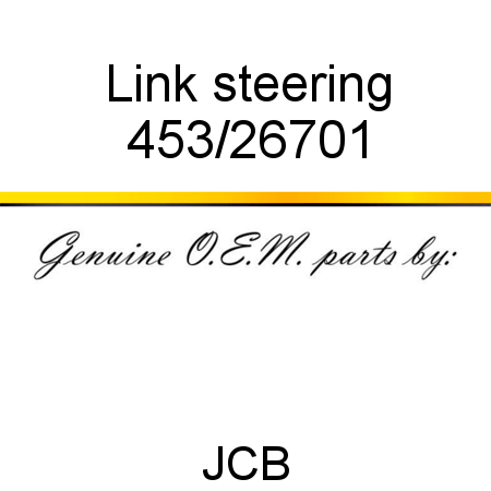 Link, steering 453/26701
