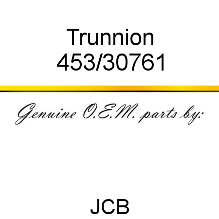 Trunnion 453/30761