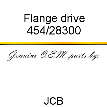 Flange, drive 454/28300