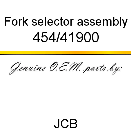 Fork, selector assembly 454/41900