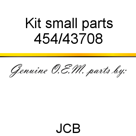 Kit, small parts 454/43708