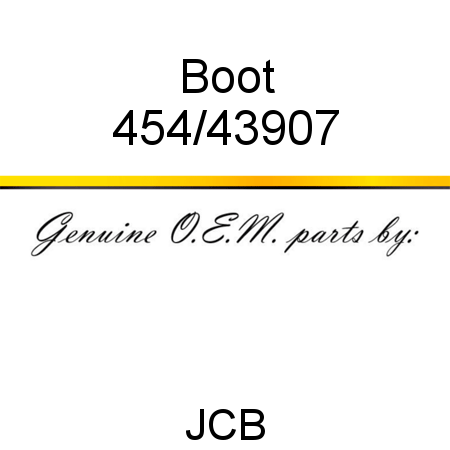 Boot 454/43907