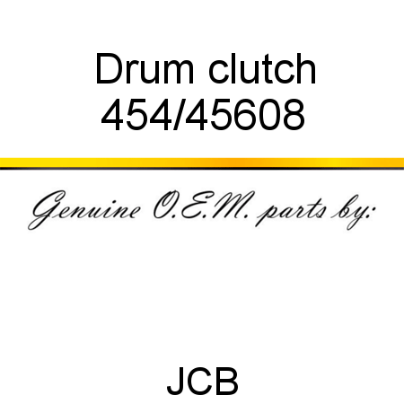 Drum, clutch 454/45608