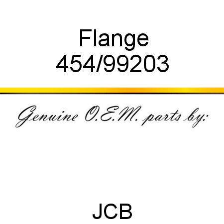 Flange 454/99203