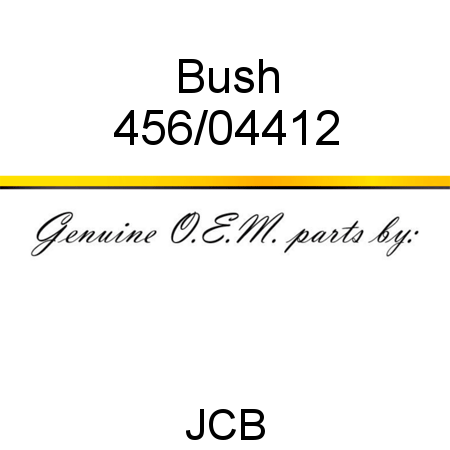 Bush 456/04412