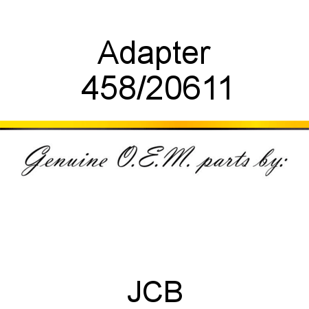 Adapter 458/20611