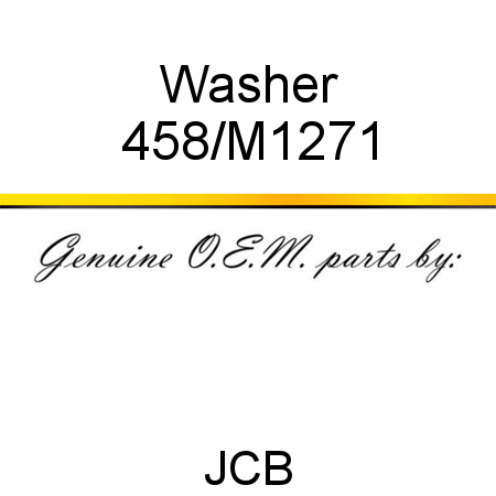 Washer 458/M1271