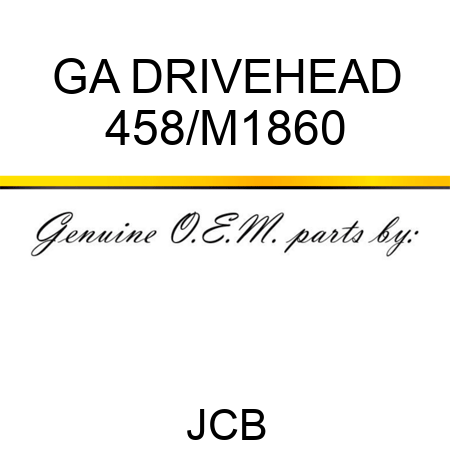 GA DRIVEHEAD 458/M1860