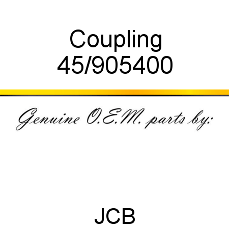 Coupling 45/905400