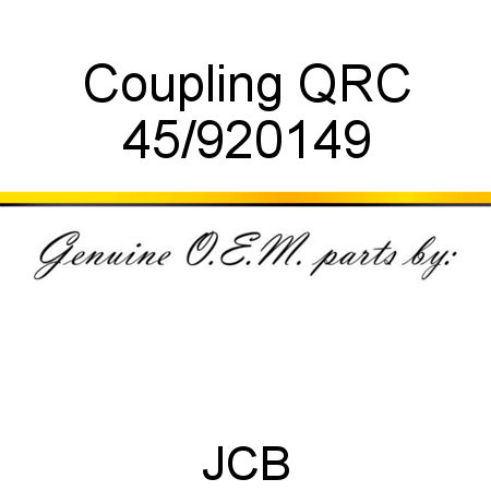 Coupling, QRC 45/920149