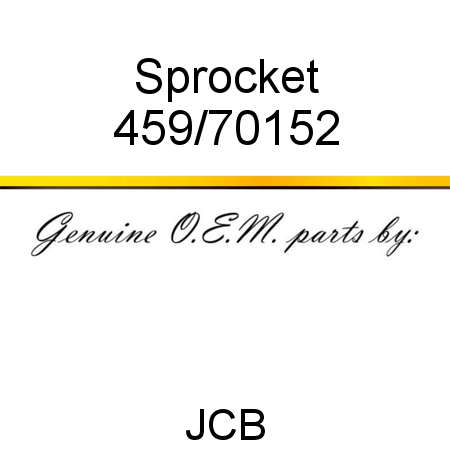 Sprocket 459/70152