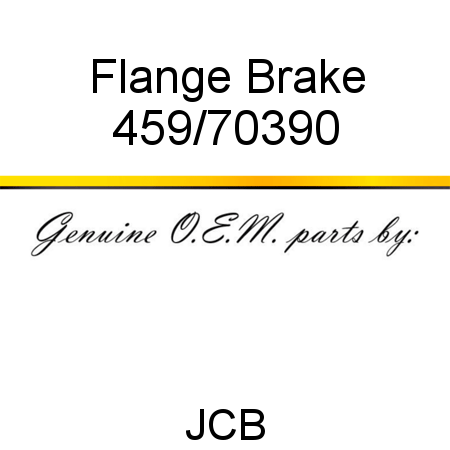 Flange, Brake 459/70390