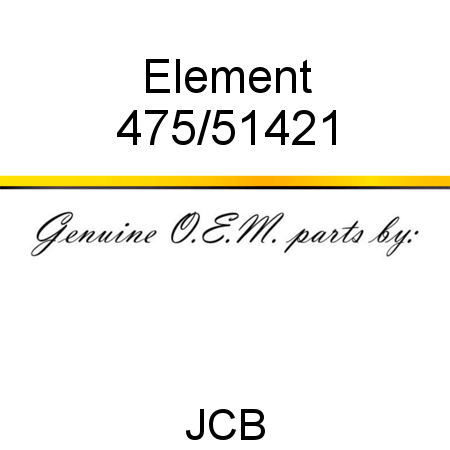 Element 475/51421