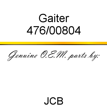 Gaiter 476/00804