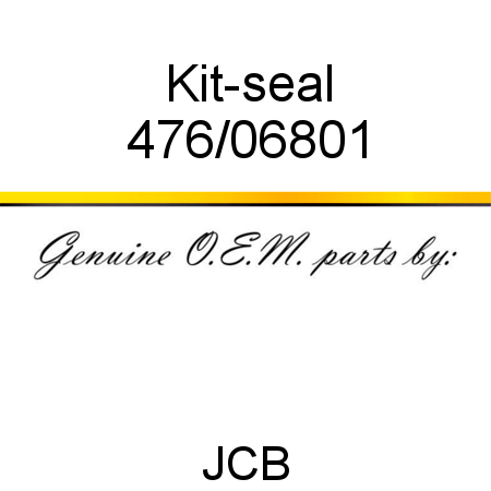 Kit-seal 476/06801