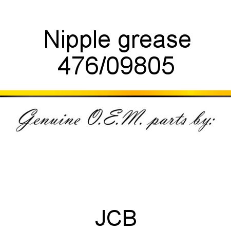 Nipple, grease 476/09805