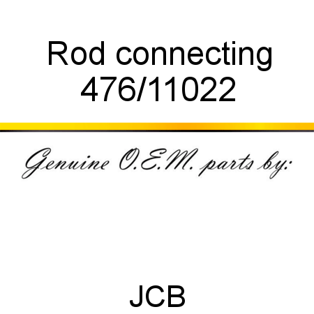 Rod, connecting 476/11022